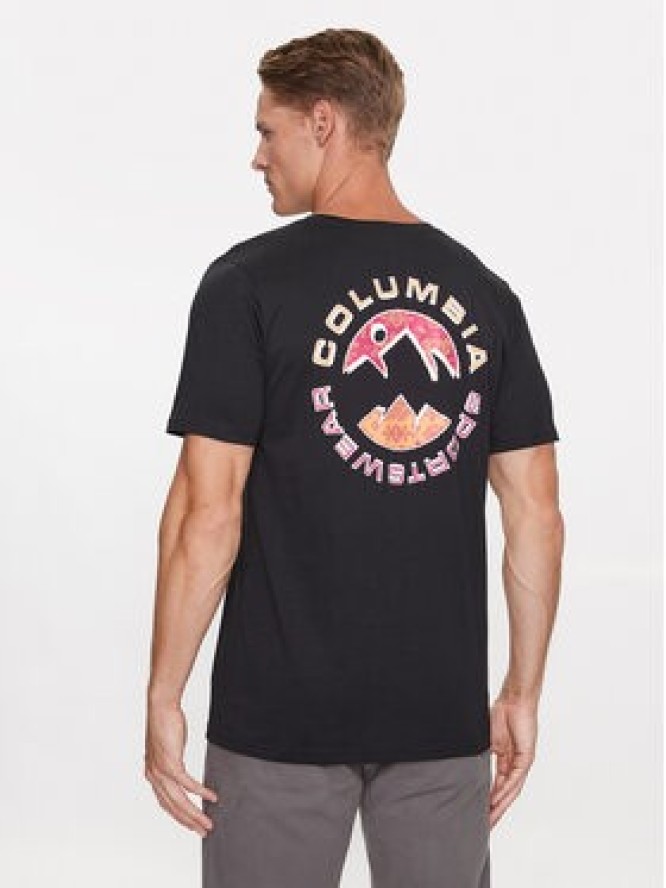 Columbia T-Shirt Rapid Ridge™ Back Graphic Tee II Czarny Regular Fit