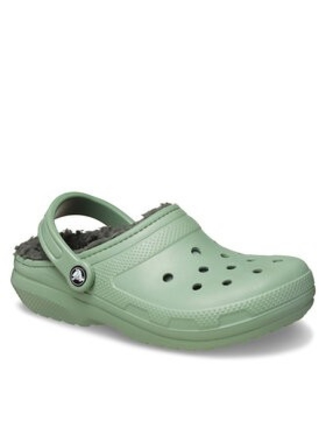 Crocs Klapki Classic Lined Clog 203591 Zielony