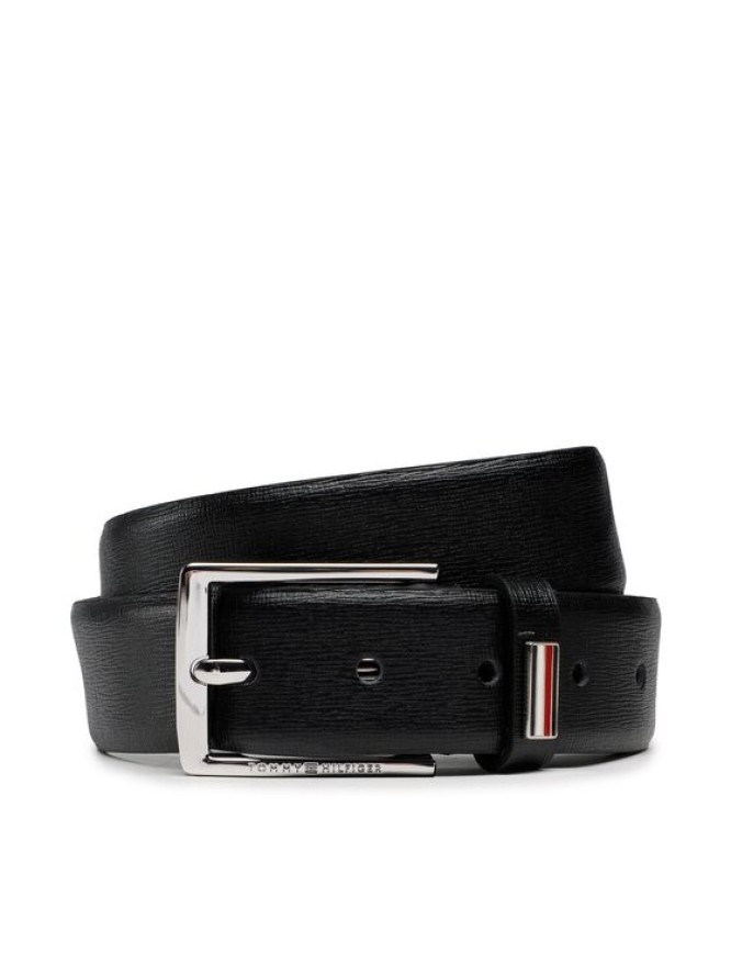 Tommy Hilfiger Pasek Męski Business Belt 3.5 AM0AM10675 Czarny