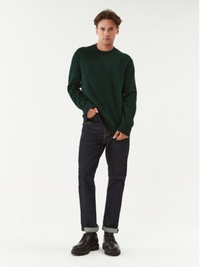 United Colors Of Benetton Sweter 104AK104Q Zielony Regular Fit