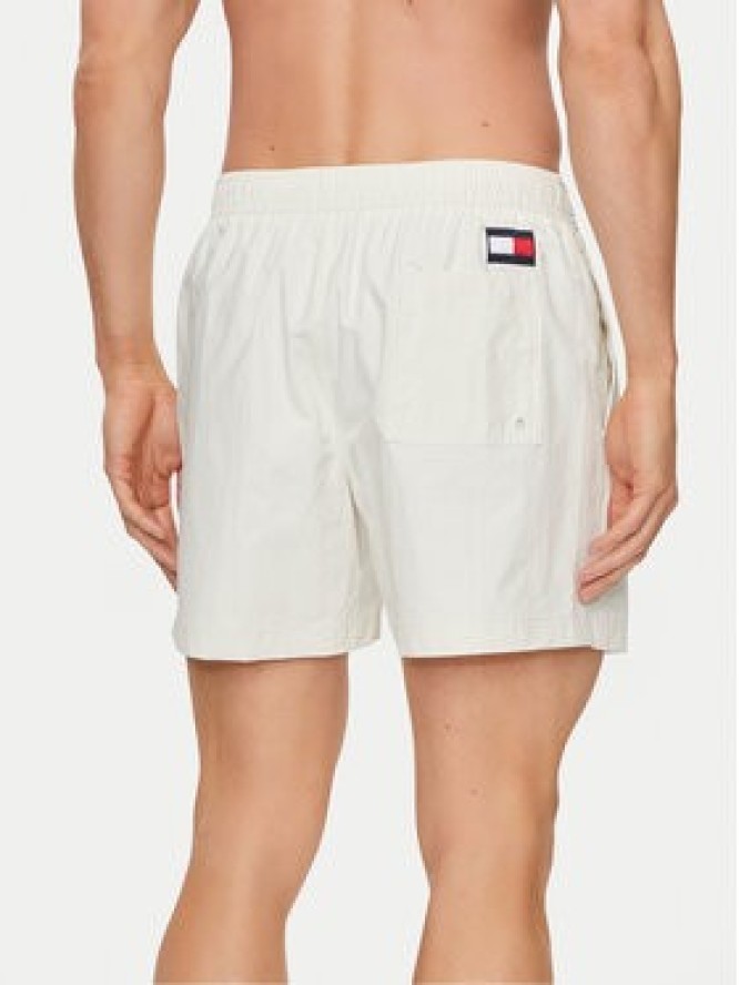 Tommy Hilfiger Szorty kąpielowe UM0UM02048 Biały Slim Fit