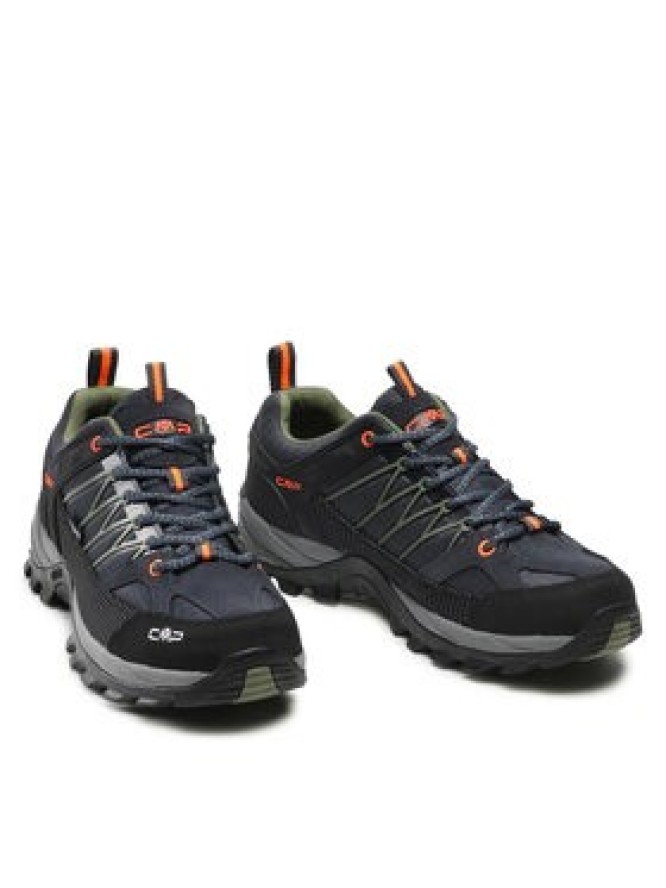 CMP Trekkingi Rigel Low Trekking Shoe Wp 3Q54457 Czarny