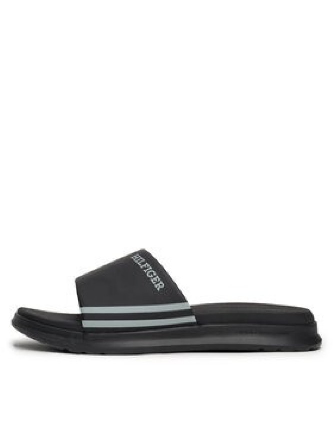 Tommy Jeans Klapki Dual Density Hilifger Pool Slide FM0FM05017 Czarny