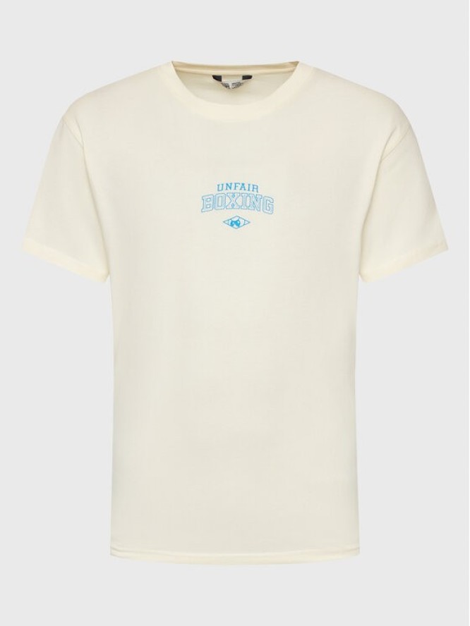 Unfair Athletics T-Shirt UNFR23-007 Beżowy Regular Fit