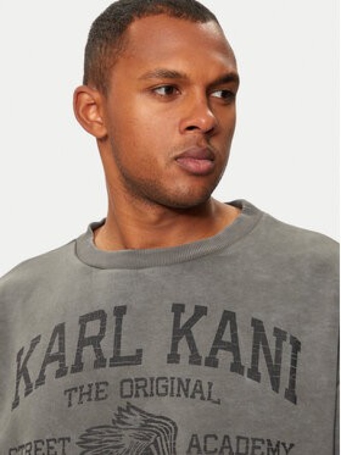 Karl Kani Bluza Street Academy 60290006 Szary Regular Fit