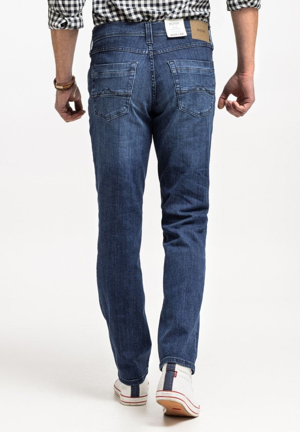 MUSTANG STYLE WASHINGTON MĘSKIE SPODNIE JEANSOWE JEANSY DŻINSY DENIM BLUE 1013944 5000 883