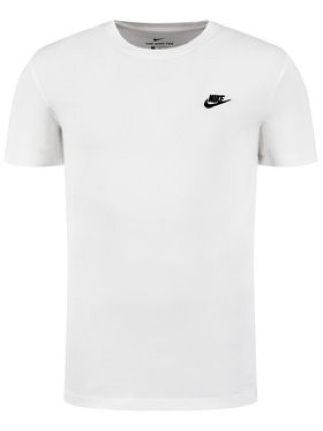 Nike T-Shirt Sportswear Club AR4997 Biały Standard Fit