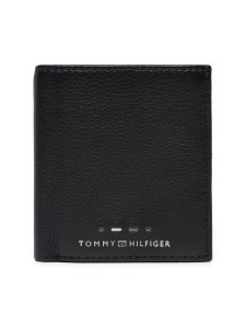 Tommy Hilfiger Mały Portfel Męski Th Premium Trifold AM0AM12756 Czarny