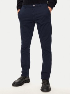 Mustang Chinosy Oakland 1015540 Granatowy Skinny Fit