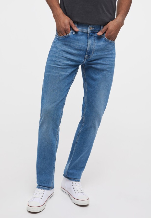 MUSTANG VEGAS MĘSKIE SPODNIE JEANSOWE JEANS DENIM BLUE 1013733 5000 583