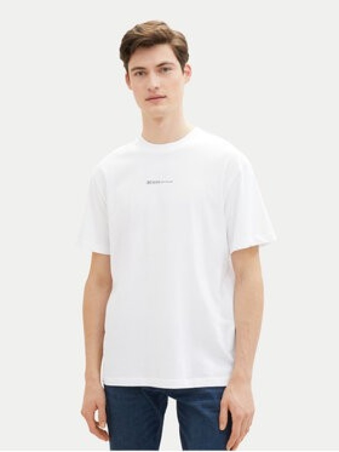 Tom Tailor Denim T-Shirt 1040880 Biały Relaxed Fit