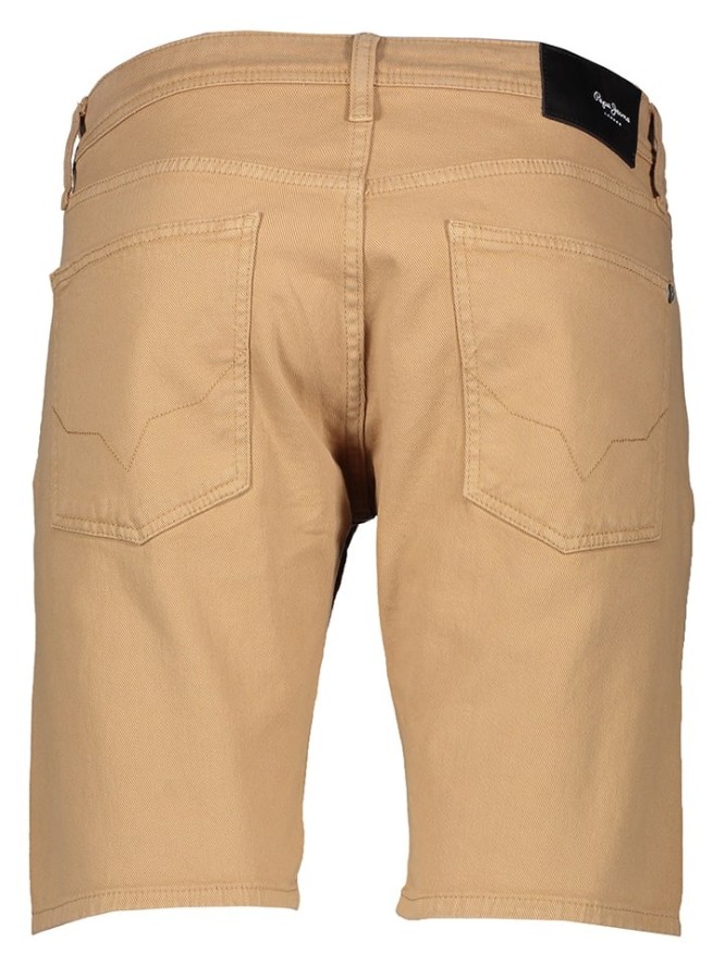 Pepe Jeans Szorty w kolorze beżowym rozmiar: W32