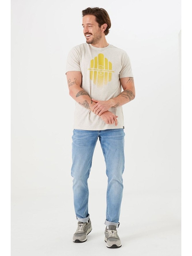 Garcia Koszulka w kolorze kremowym rozmiar: XXL