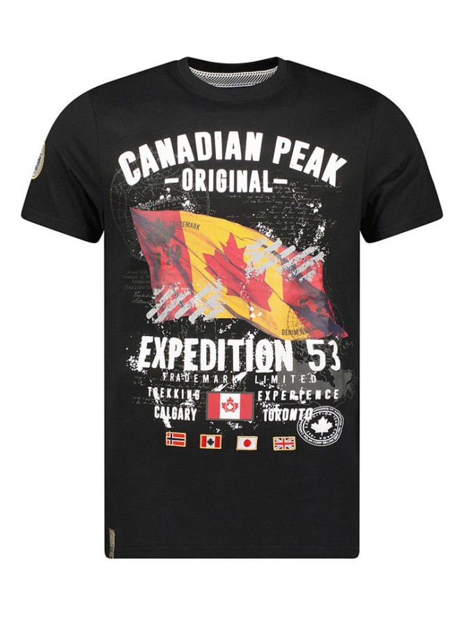 Canadian Peak Koszulka "Jitcheneak" w kolorze czarnym rozmiar: M
