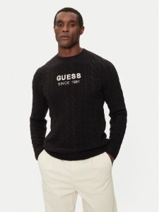 Guess Sweter M4BR11 Z3HA2 Czarny Regular Fit