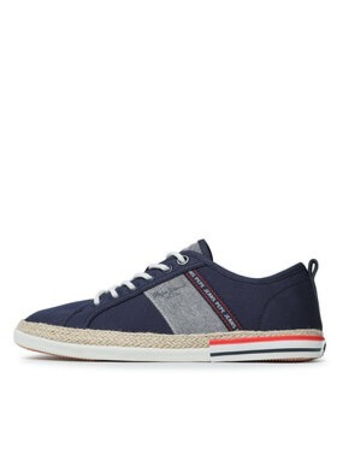 Pepe Jeans Tenisówki Maoui Tape PMS30917 Granatowy