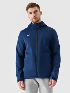 Kurtka softshell wiatroodporna membrana 5 000 męska - granatowa