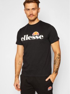 Ellesse T-Shirt Albany Tee SGS03237 Czarny Regular Fit