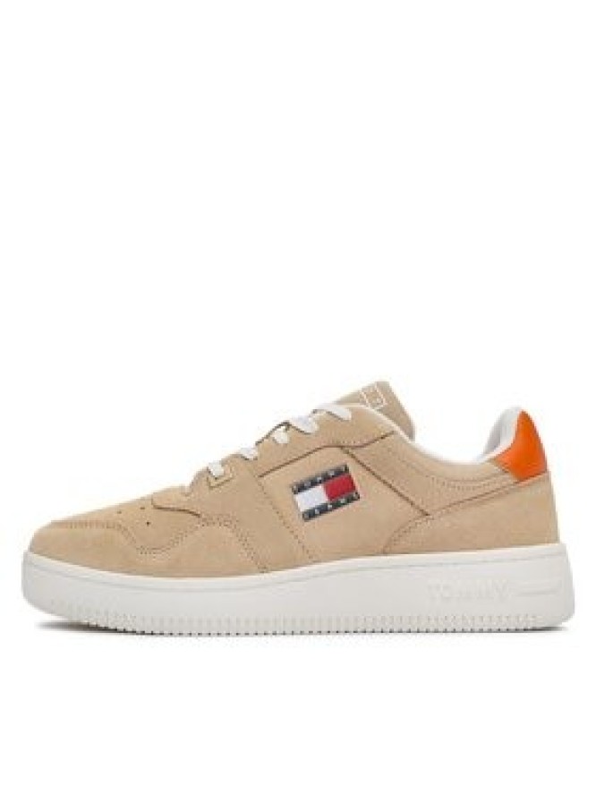 Tommy Jeans Sneakersy Tjm Basket Suede EM0EM01329 Beżowy