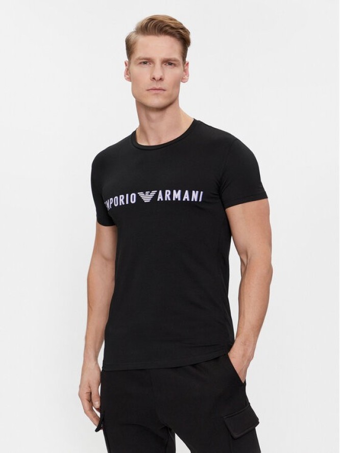 Emporio Armani Underwear T-Shirt 111035 4R516 00020 Czarny Regular Fit