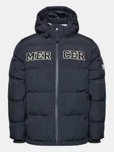 Mercer Amsterdam Kurtka puchowa The Estate MEAP233016 Granatowy Regular Fit