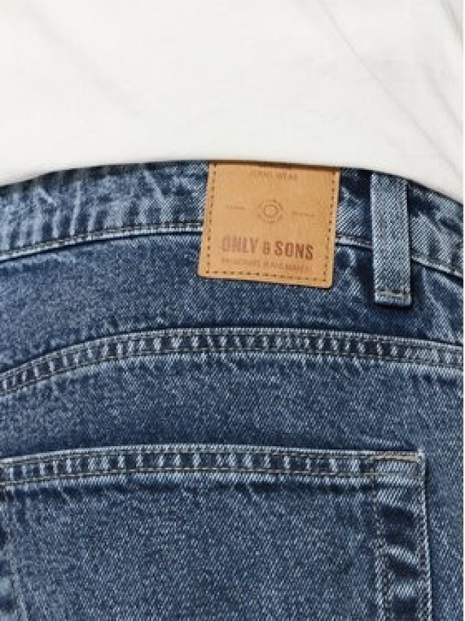 Only & Sons Jeansy Edge 22022399 Granatowy Loose Fit