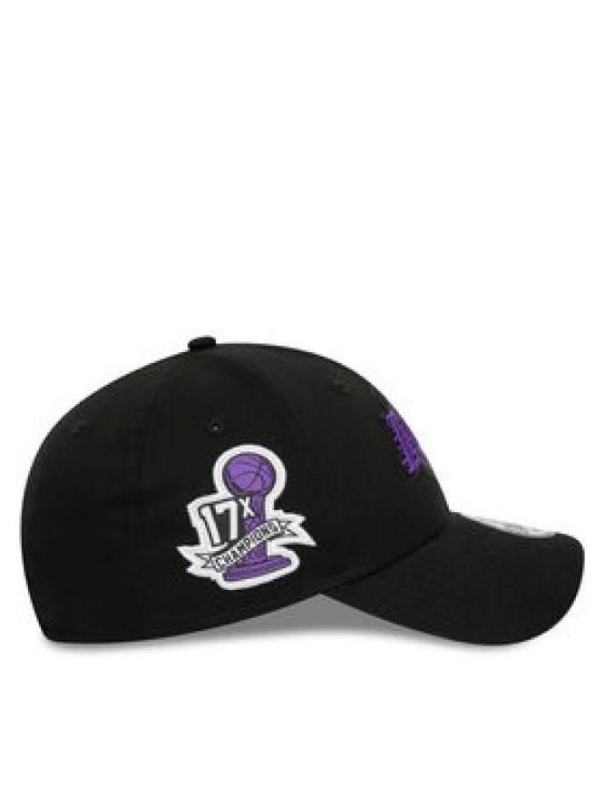 New Era Czapka z daszkiem Side Patch 940 Lakers 60435127 Czarny