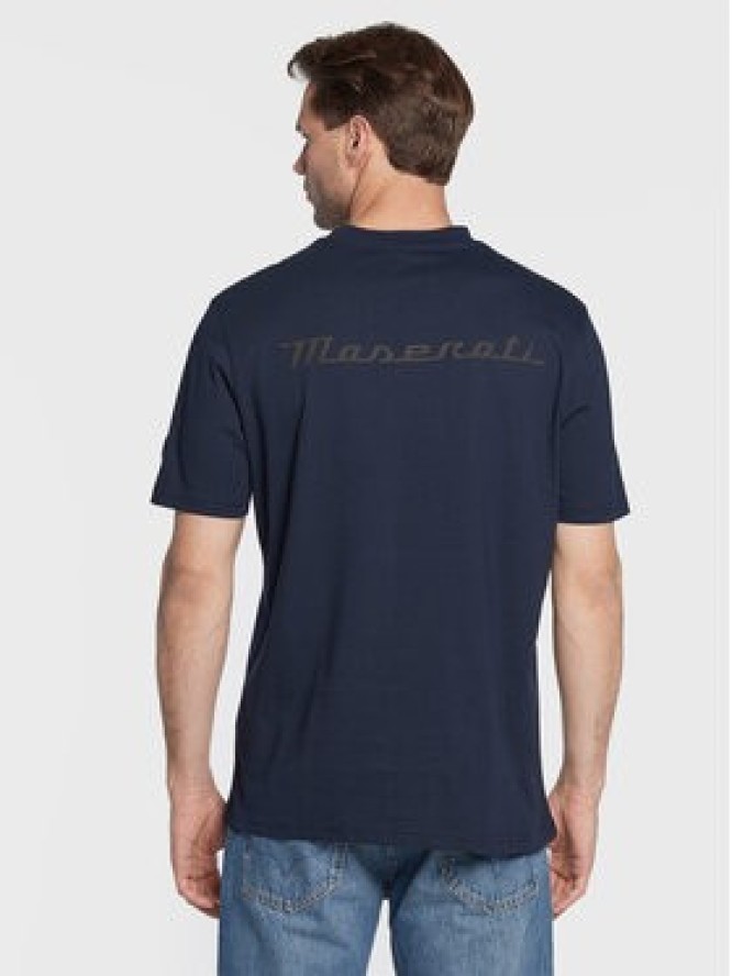 North Sails T-Shirt MASERATI 452311 Granatowy Regular Fit