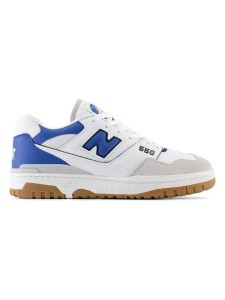 New Balance Skórzane sneakersy "BB550" w kolorze biało-niebieskim rozmiar: 43