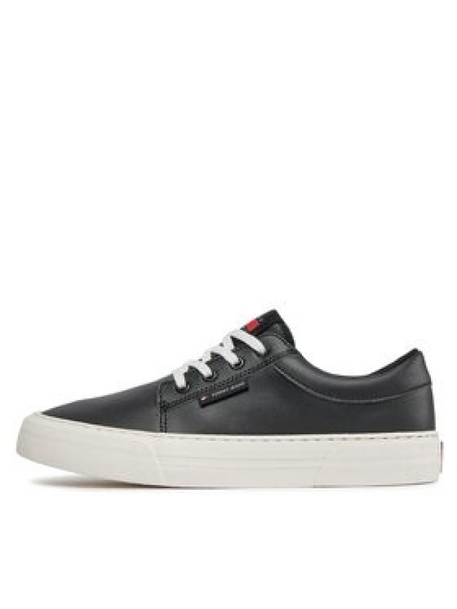 Tommy Jeans Sneakersy Tjm Vulc. Skate Derby Ess EM0EM01400 Czarny