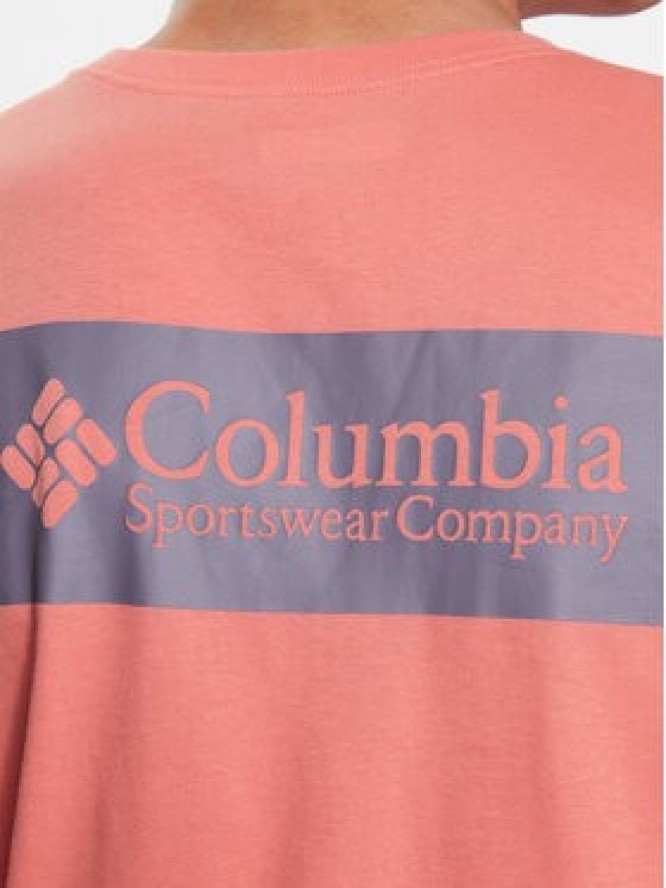 Columbia T-Shirt North Cascades™ Short Sleeve Tee Pomarańczowy Regular Fit