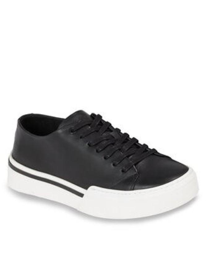 Calvin Klein Sneakersy Low Top Lace Up HM0HM01177 Czarny