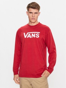 Vans Bluza Mn Vans Classic Ls VN000K6H Czerwony Classic Fit