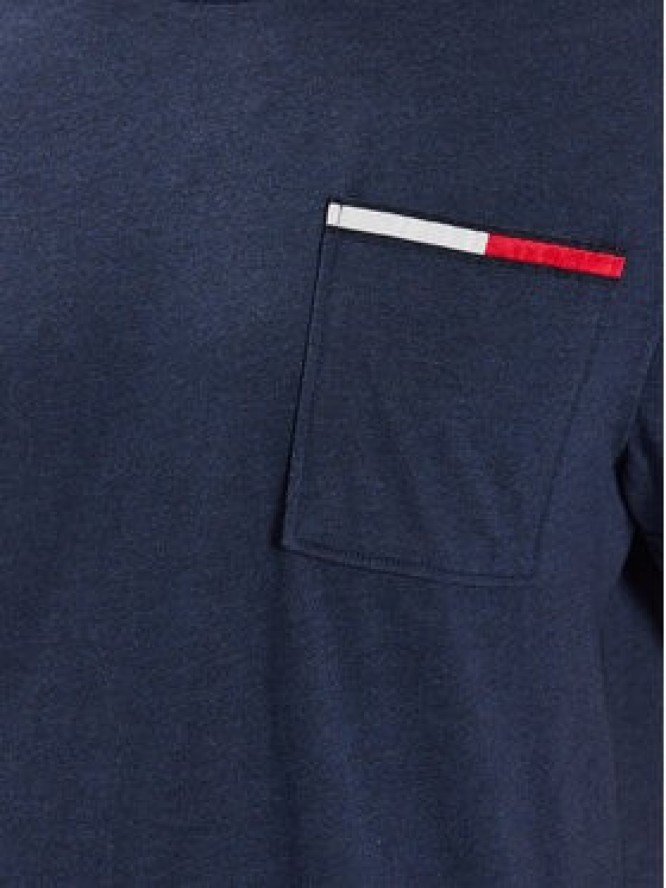 Tommy Jeans T-Shirt Essential DM0DM13063 Granatowy Regular Fit