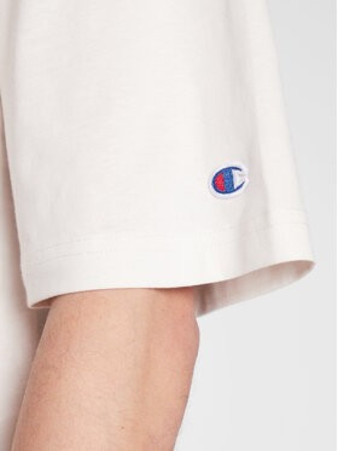 Champion T-Shirt Small C Logo 216548 Biały Custom Fit