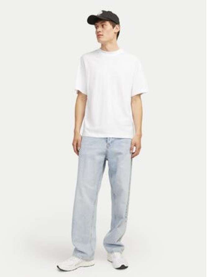 Jack&Jones Komplet 2 t-shirtów Bradley 12264845 Biały Wide Fit