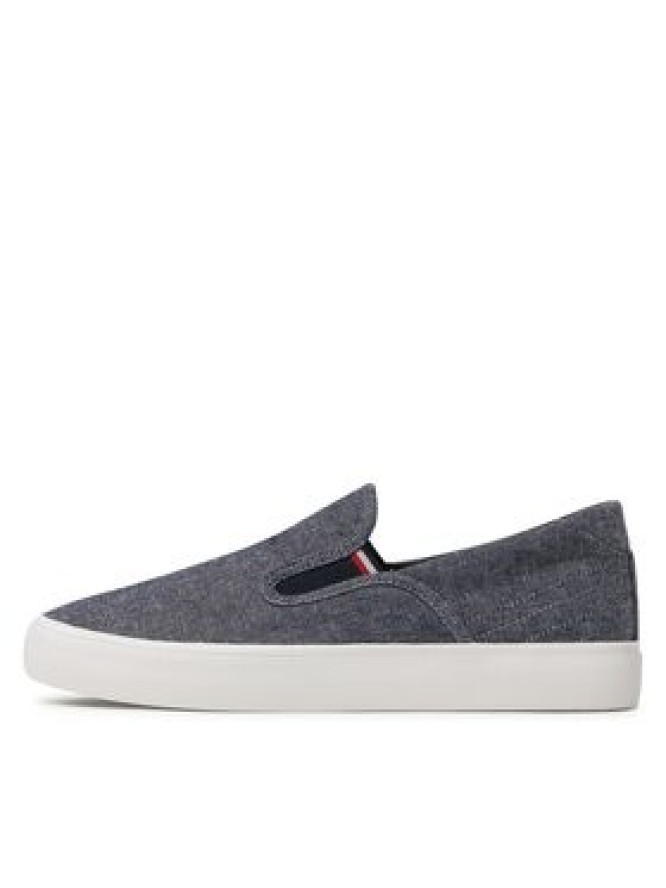 Tommy Hilfiger Tenisówki Th Hi Vulc Core Low Slip On FM0FM04734 Granatowy