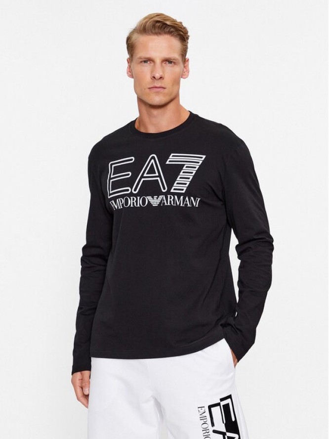 EA7 Emporio Armani Longsleeve 6RPT04 PJFFZ 1200 Czarny Regular Fit