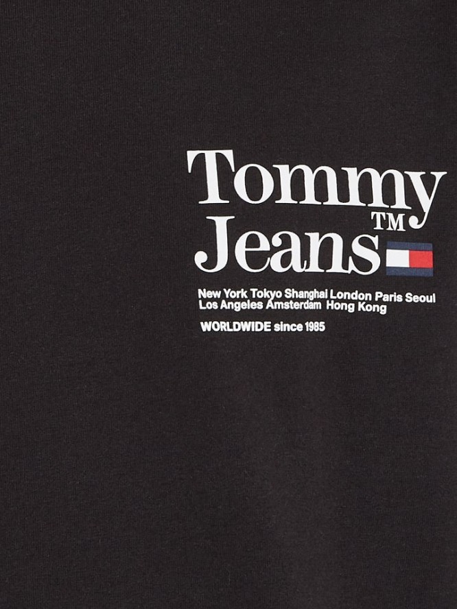 TOMMY JEANS Koszulka w kolorze czarnym rozmiar: M