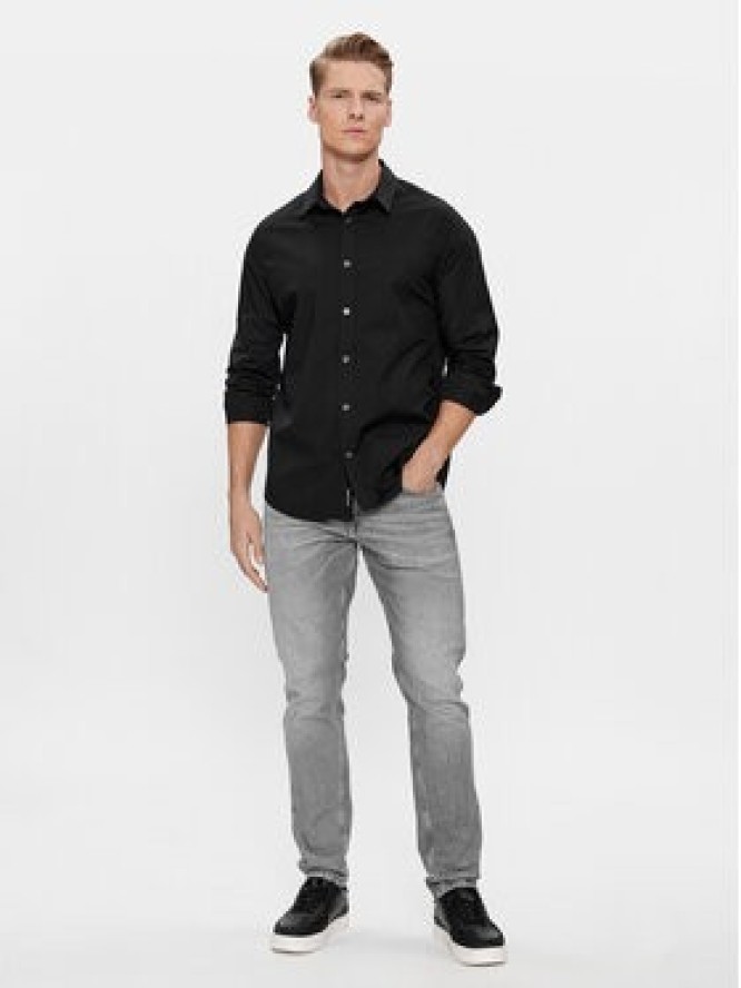 Calvin Klein Jeans Koszula J30J324614 Czarny Slim Fit