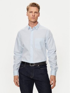 Calvin Klein Koszula K10K113491 Niebieski Slim Fit