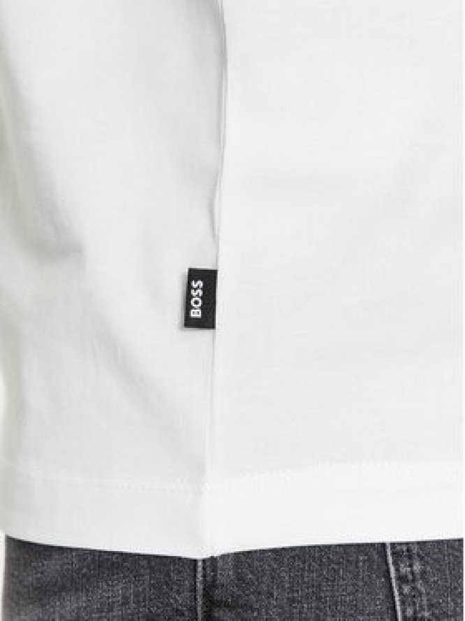 Boss T-Shirt Tiburt 412 50495689 Biały Regular Fit