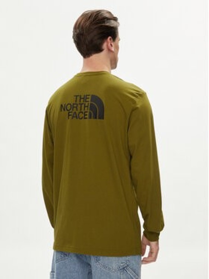 The North Face Longsleeve Easy NF0A87N8 Zielony Regular Fit