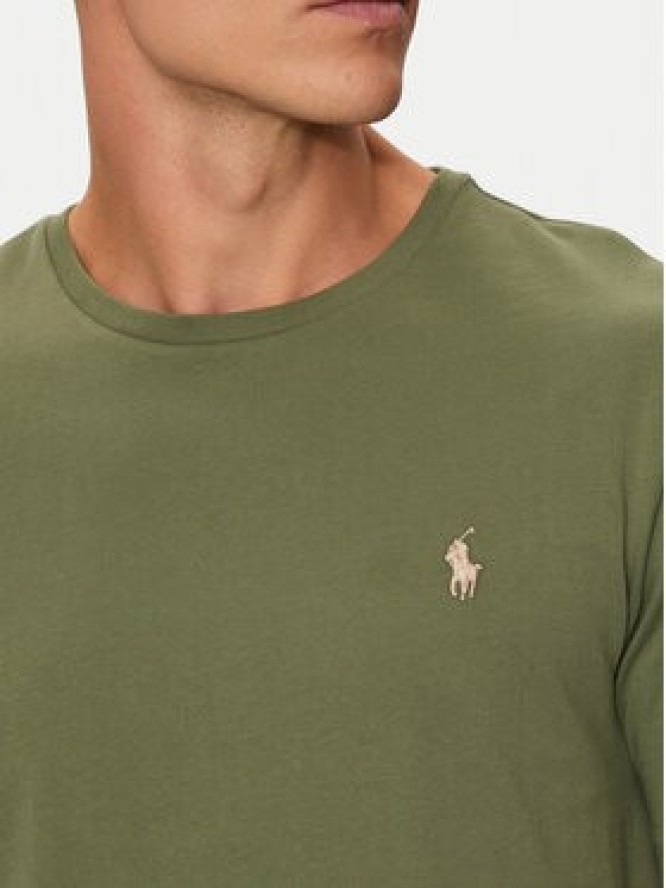 Polo Ralph Lauren T-Shirt 710671438389 Zielony Custom Slim Fit