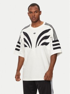 adidas T-Shirt Q3 Atlanta IX6780 Biały Regular Fit