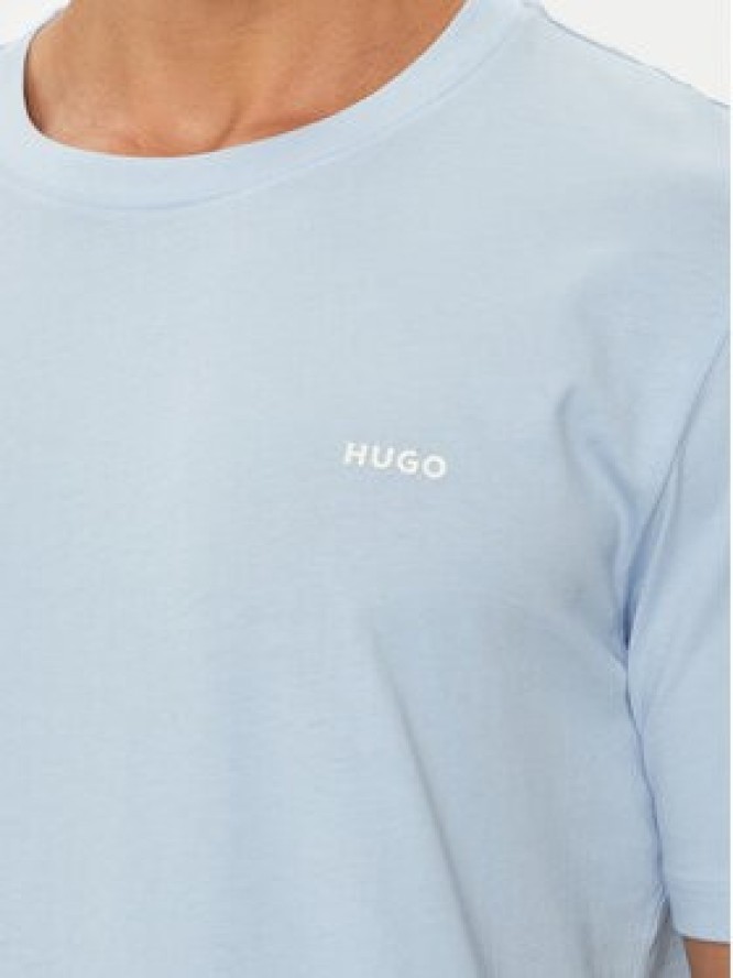 Hugo T-Shirt Dero222 50466158 Niebieski Regular Fit