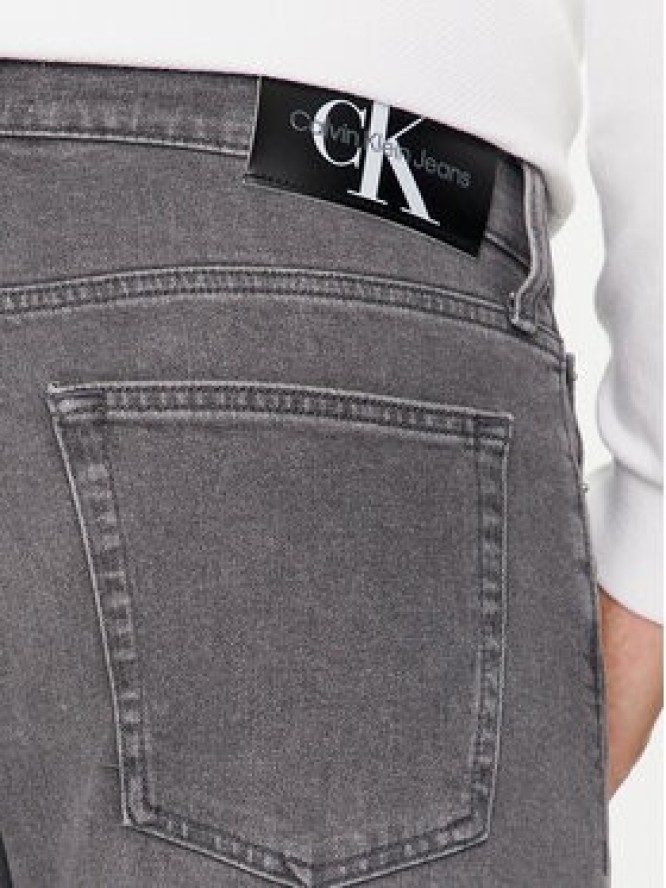 Calvin Klein Jeans Jeansy J30J325730 Szary Slim Fit