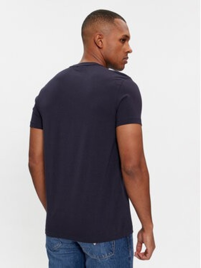 Calvin Klein T-Shirt K10K112724 Granatowy Slim Fit