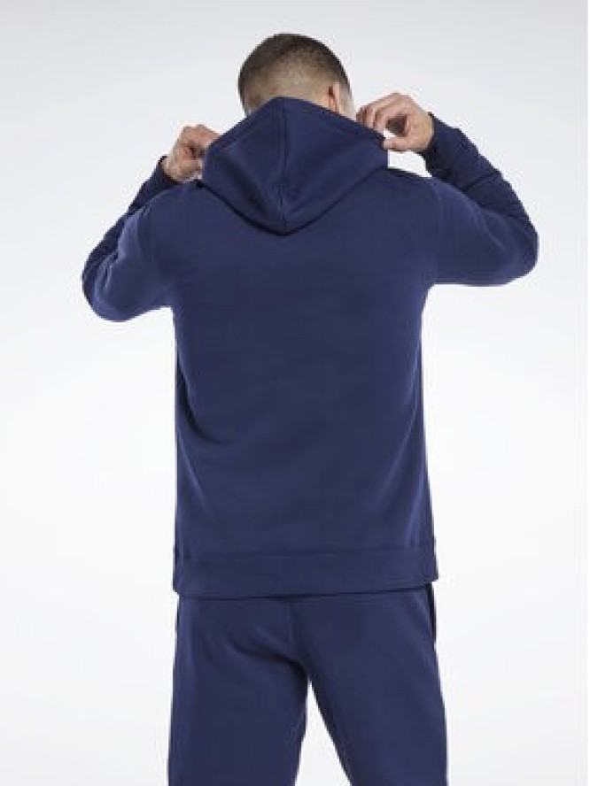 Reebok Bluza Reebok Identity Fleece Over-the-Head Hoodie IB2994 Niebieski