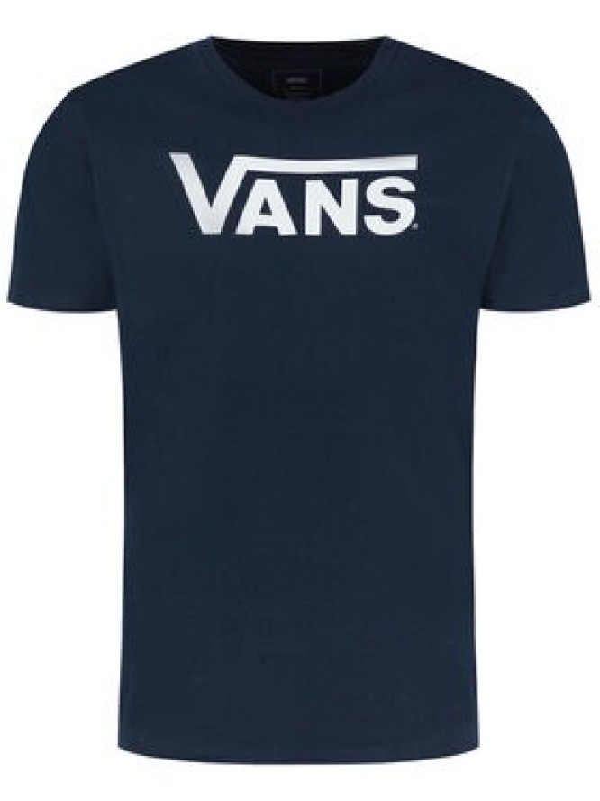 Vans T-Shirt Classic VN000GGGNAV1 Granatowy Classic Fit